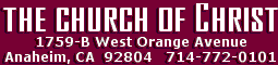 church of Christ at Anaheim